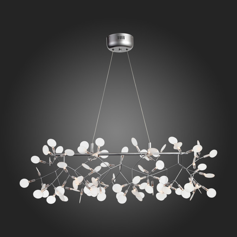 Люстра подвесная 100*32 см, 41W 3500K ST LUCE RAFINA SL379.103.81 Серебристый
