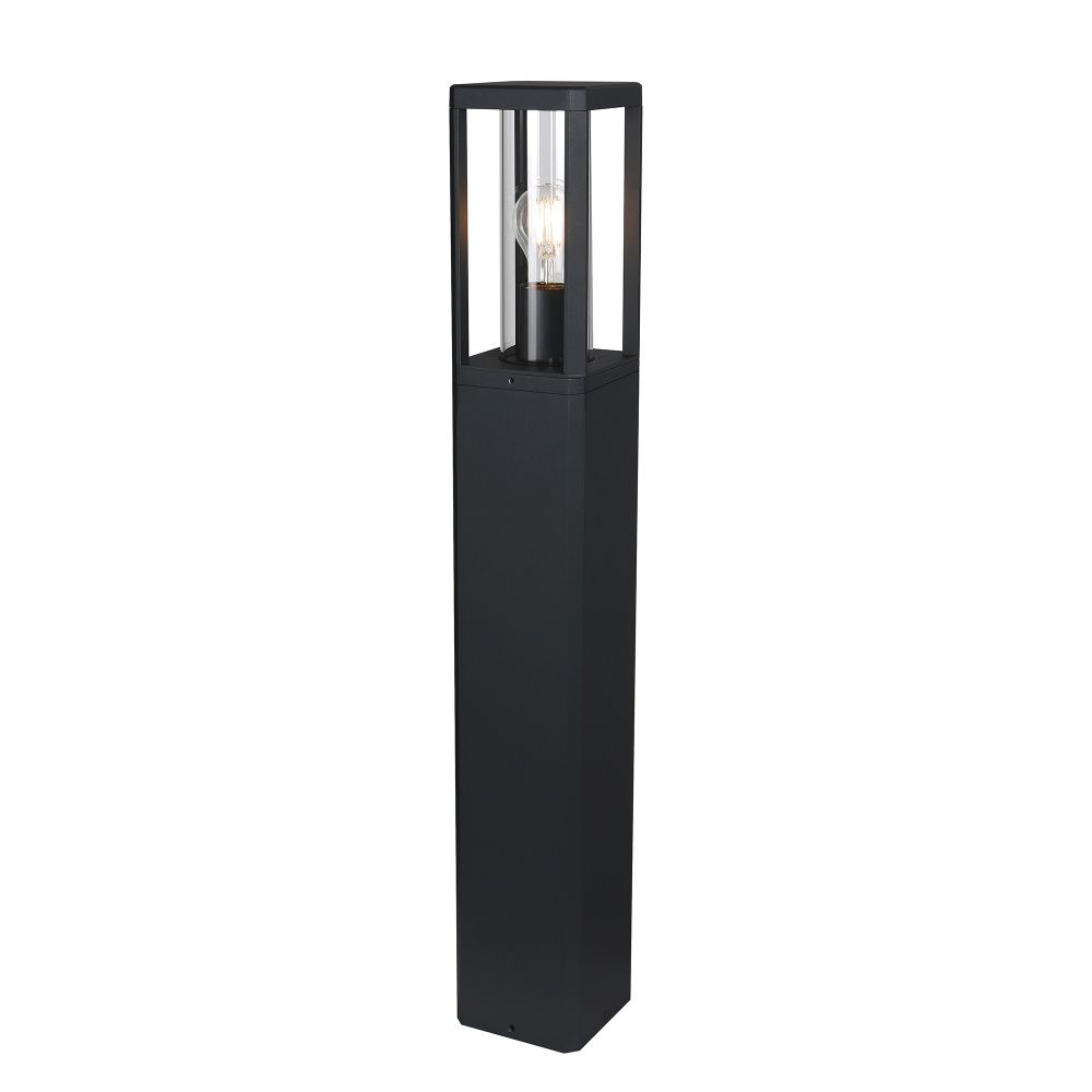 Уличный светильник 12*12*80-80 см, вр  см, 1*E27*20W, K, Mantra Nevada MAN8901, черный