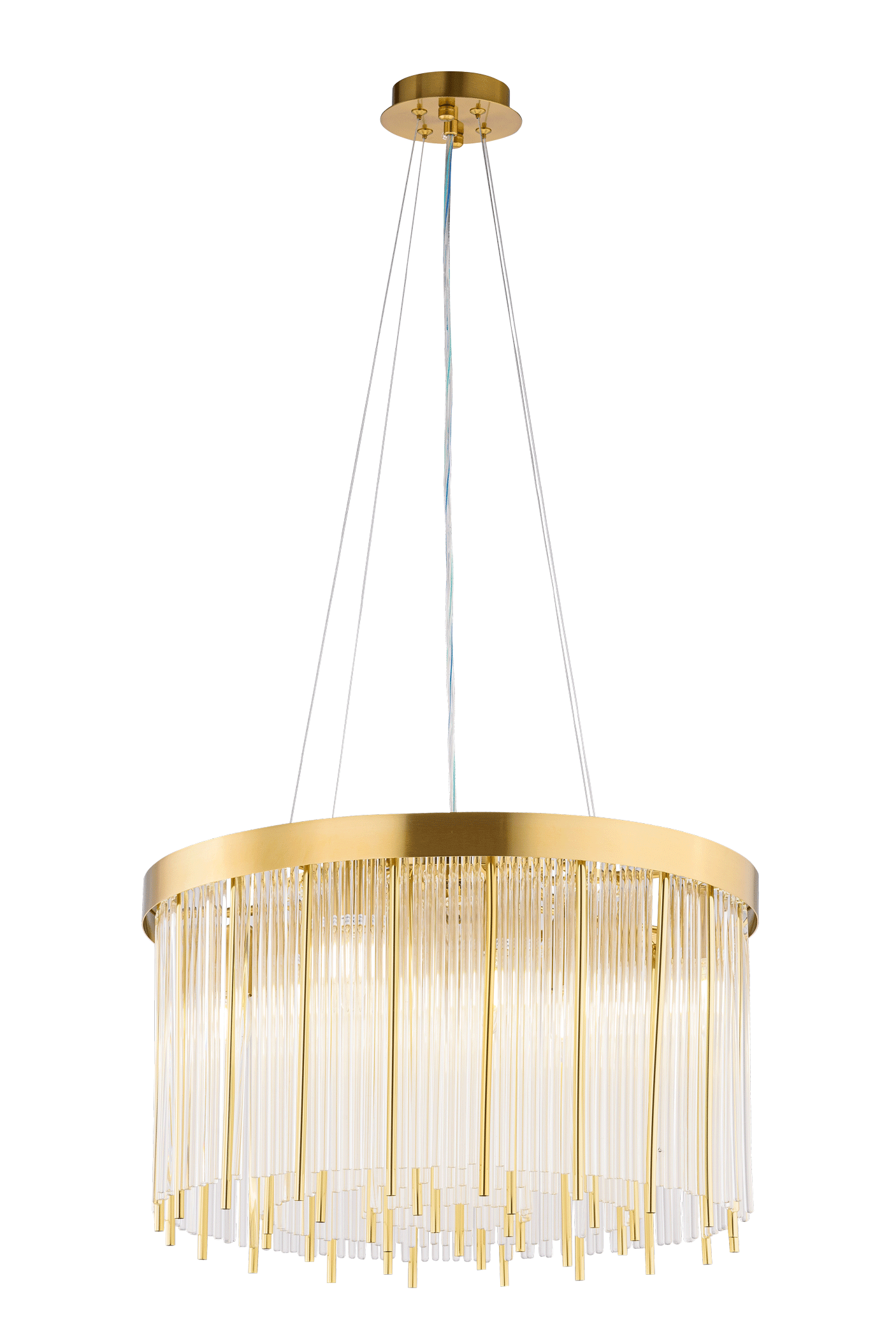 Люстра 500*350, 8*E14, 40W NewRgy Cristallo 5401P/8 PT BRS, PT BRS