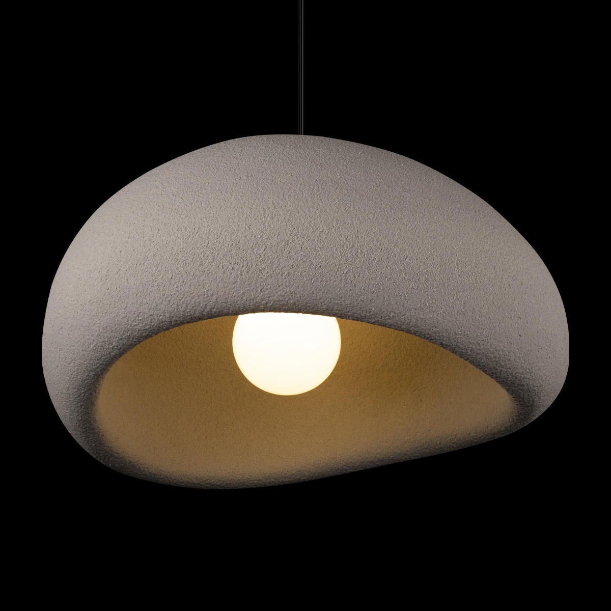 Подвесной светильник 60*48*43,5 см, 1*E27*40W, Loft It Stone 10252/600 Grey, Черный