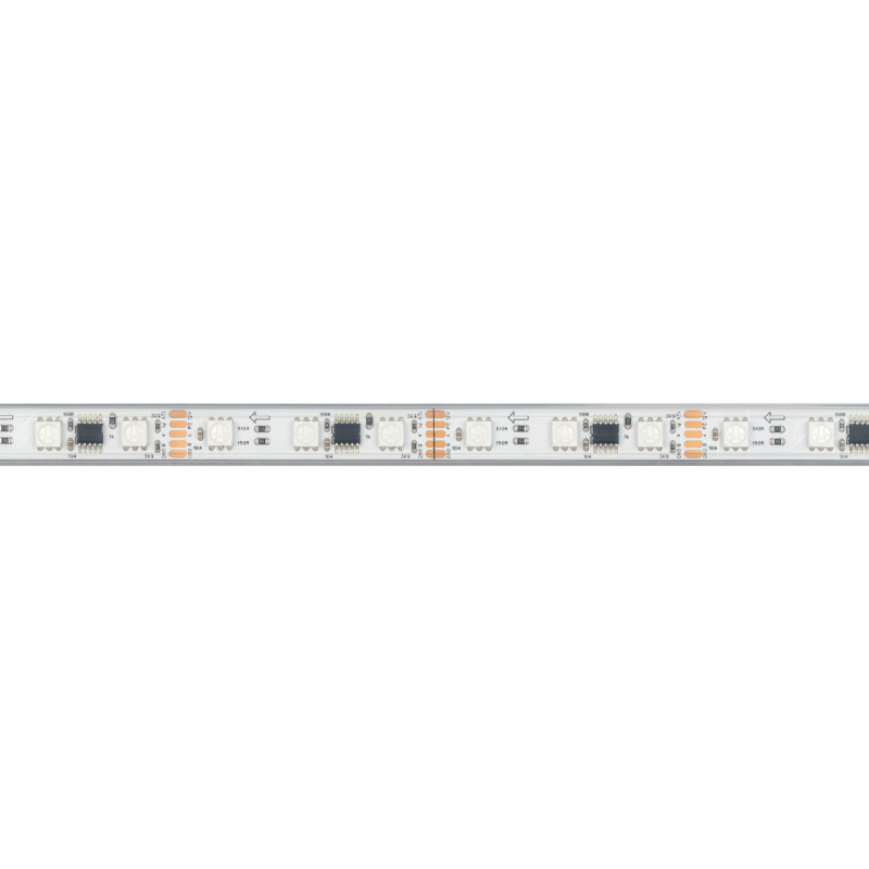 Лента герметичная DMX-PS-B60-12mm 12V RGB-PX3 (14 W/m, IP67, 5060, 5m), Arlight 039605. Цена указана за 5 метров. Продается кратно 5 метрам.