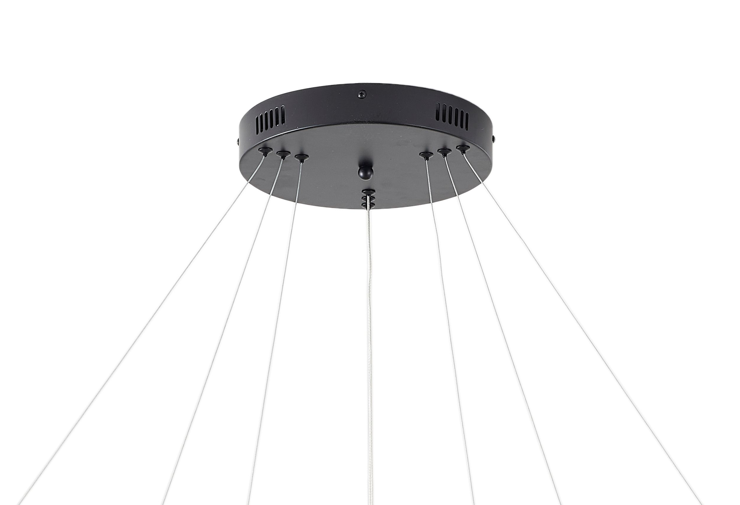 Светильник подвесной 40/60/80 см, LED 120W 4000K антрацит Zortes Ringolight ZRS.33320.120C