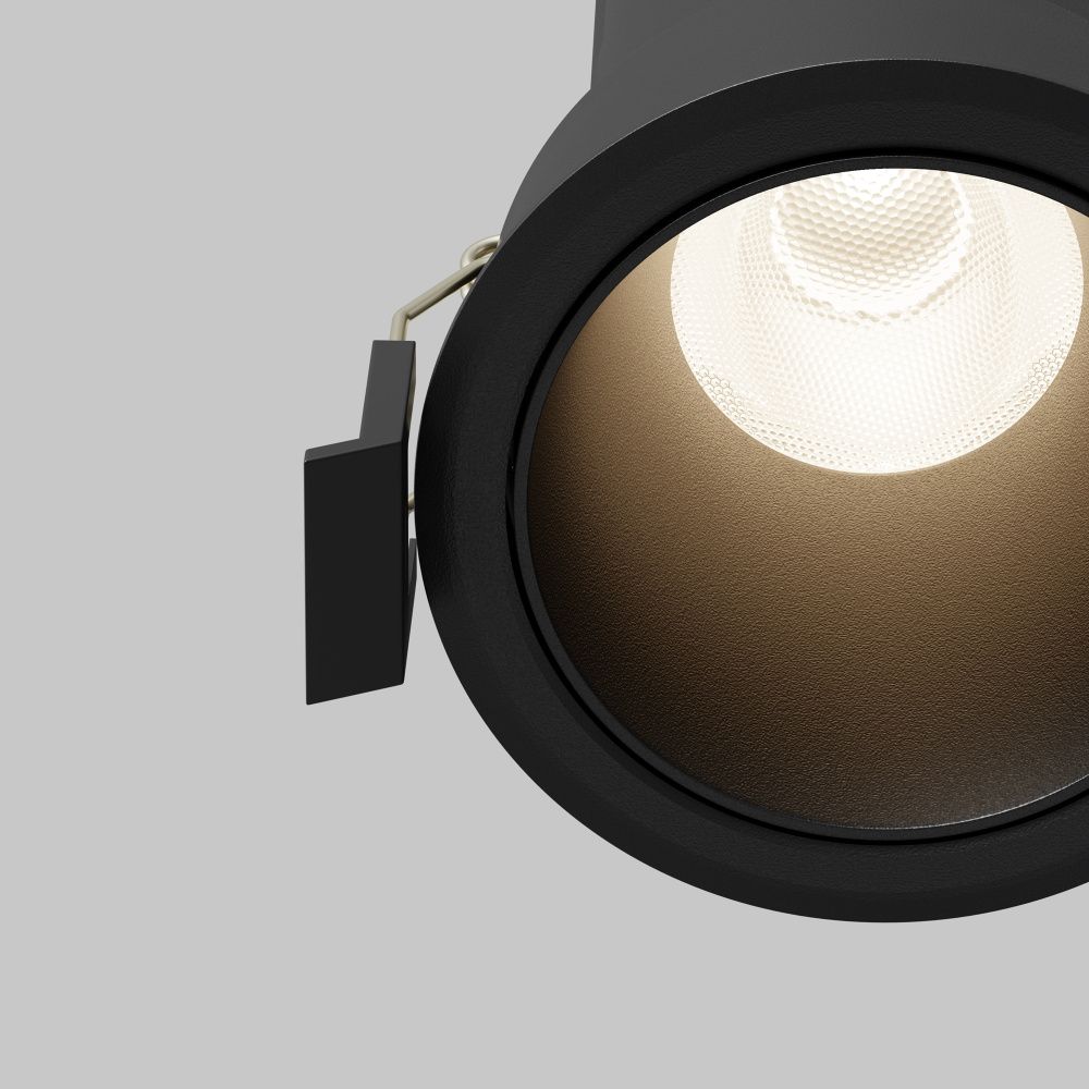 Встраиваемый светильник  DL116-10W-4K-B **-9,7 см, *LED*10W, 4000K, Maytoni technical Dip DL116-10W-4K-B, Черный