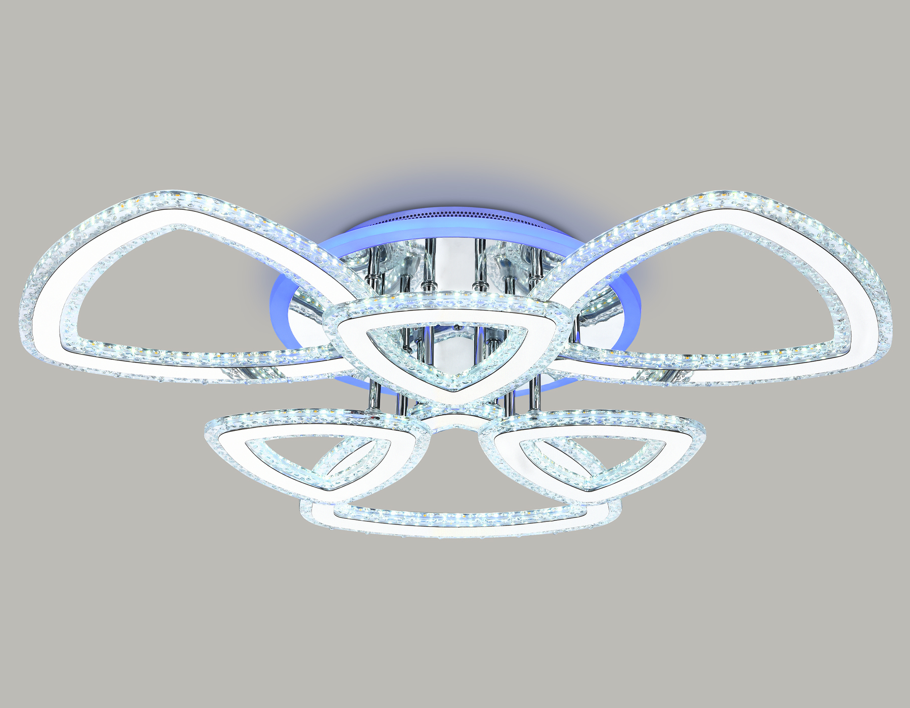 Светильник 67*61*13 см,  153W, 3000К, хром Ambrella Acrylica Original FA8861