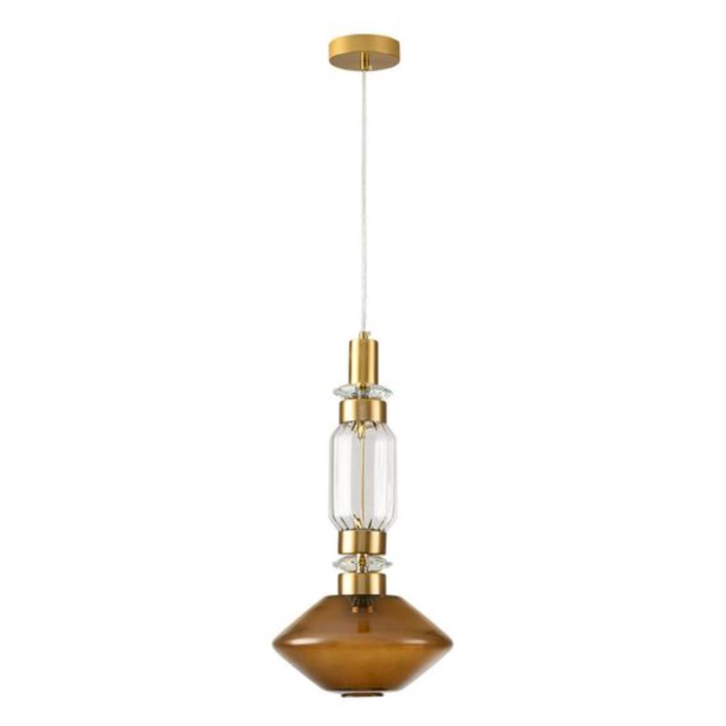 Подвесной светильник 25 см, 10W, 3000K, Arte Lamp Fiorato A2442SP-11PB, латунь