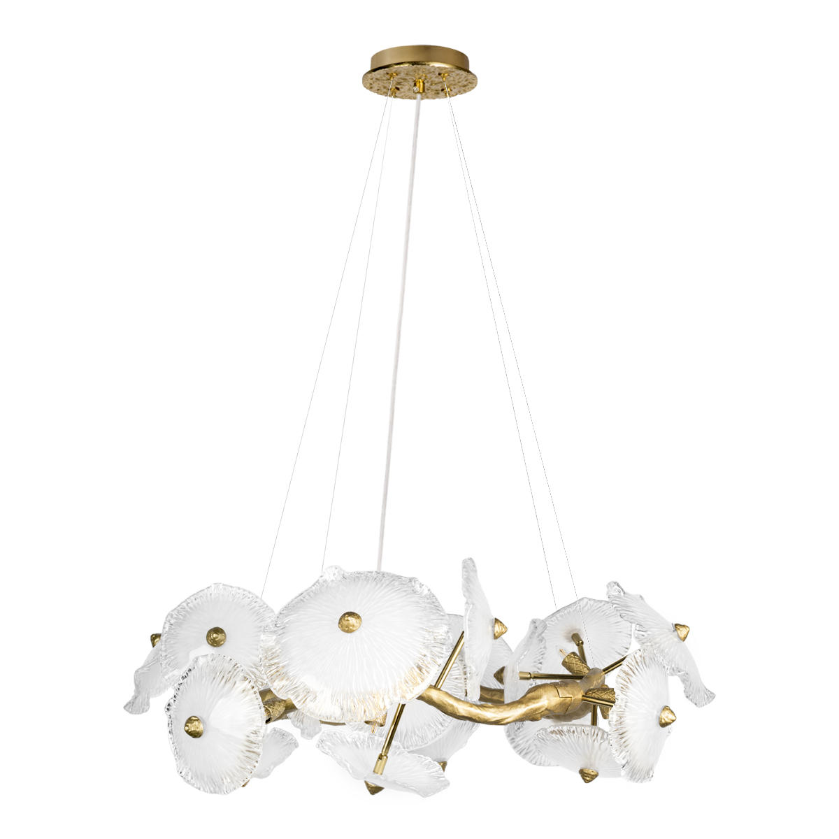 Подвесная люстра 85 см, Loft IT Bloom 10352/850 AB, бронза