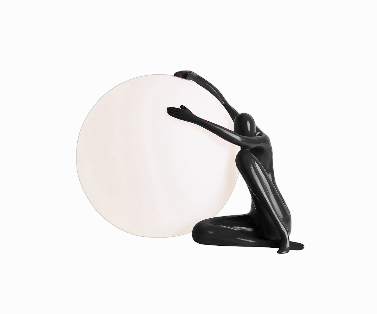 Настольная лампа 23 см, Kink Light 07635-1T,19, черный