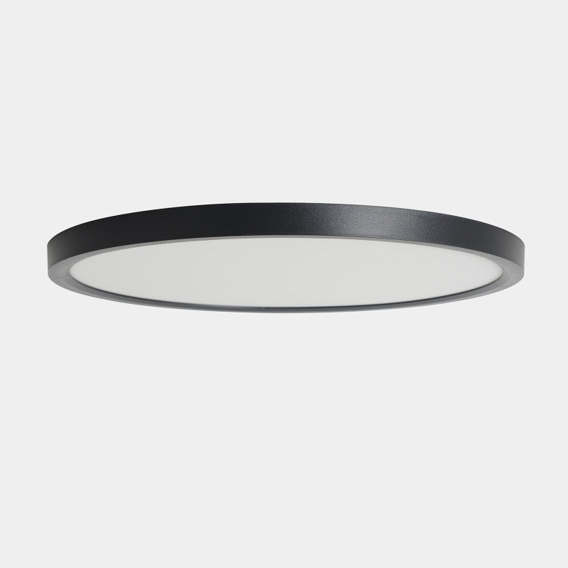Светильник потолочный 40 см, 30W, 3000-6000K, Crystal Lux CLT 526C400 BL, черный