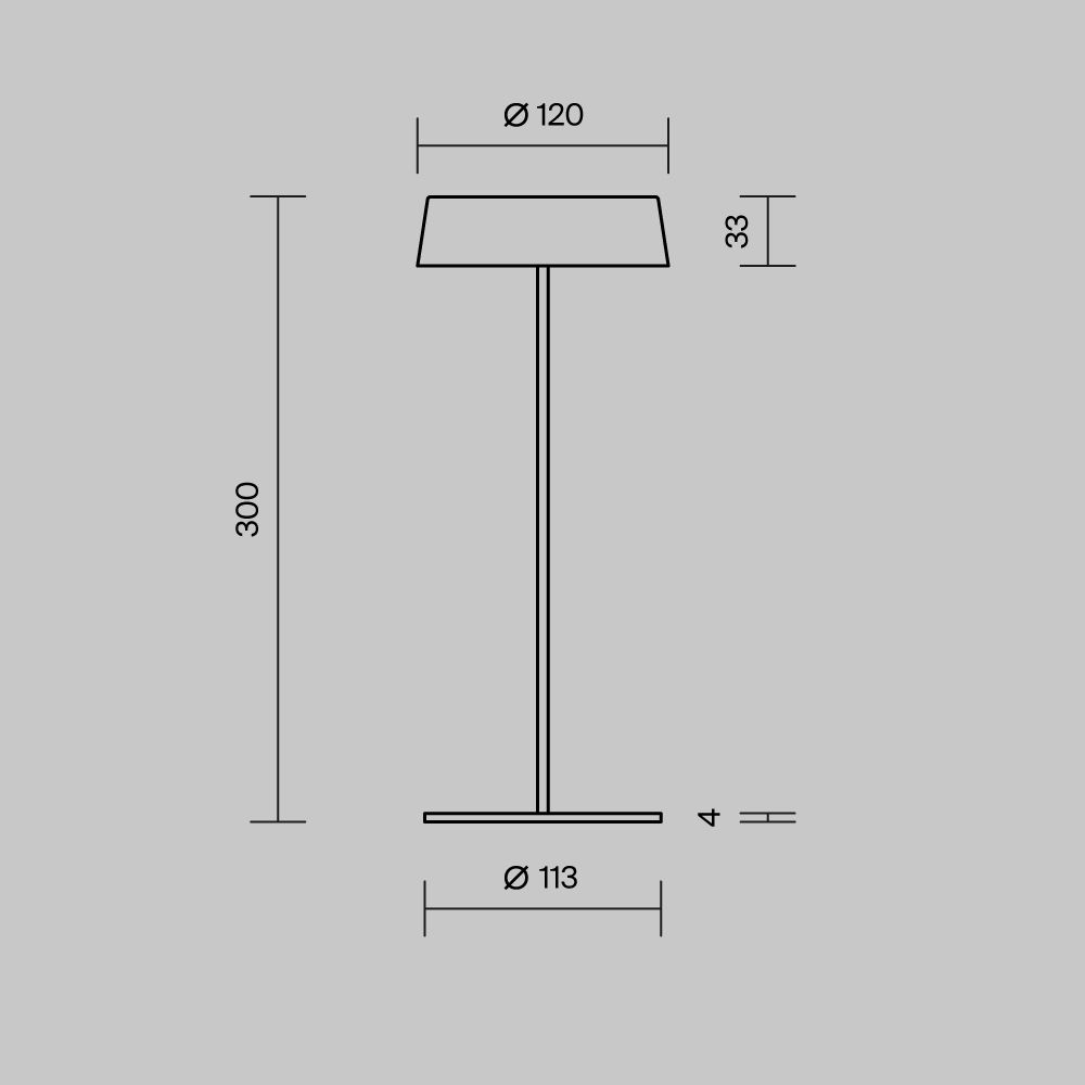 Уличный переносной аккумуляторный светильник *12*-30 см, *LED*2W, K, Maytoni Outdoor Porto O540TL-L2WCCT, Белый