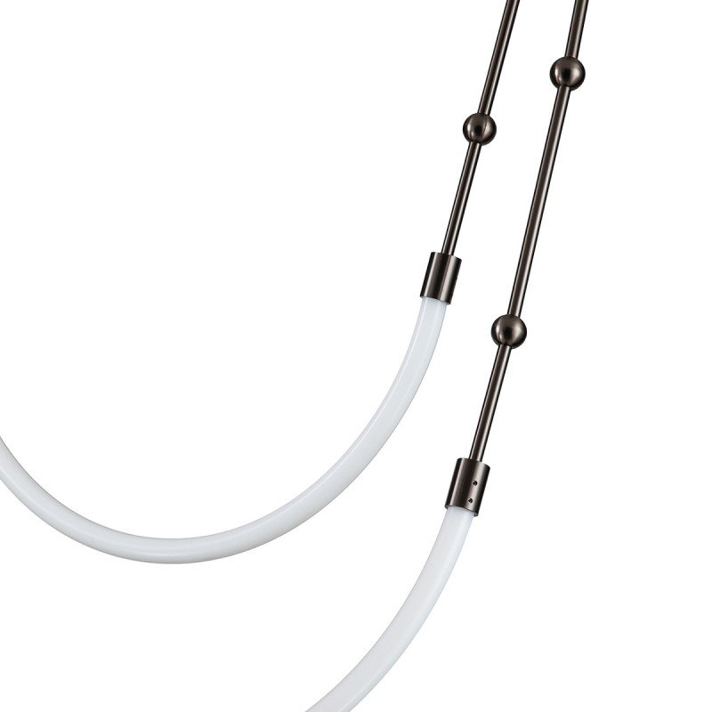 Подвесной светильник 1604*30 мм, 2*LED 19W 3000-6500K хром Indigo Corda V000060L, 14010/2P Chrome