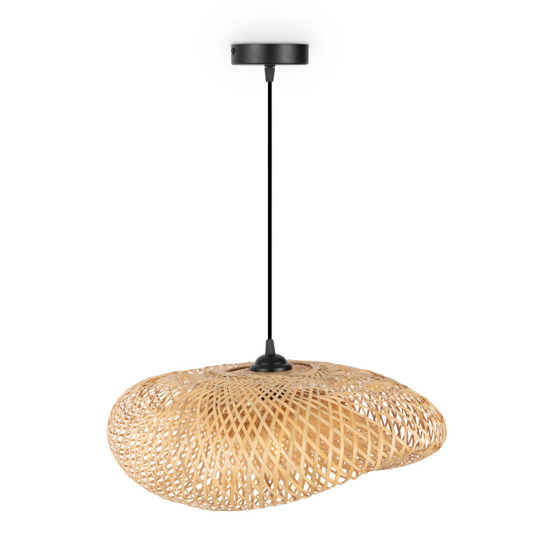 Светильник 43 см, Freya Wavy FR5243PL-01BR8, черный-коричневый