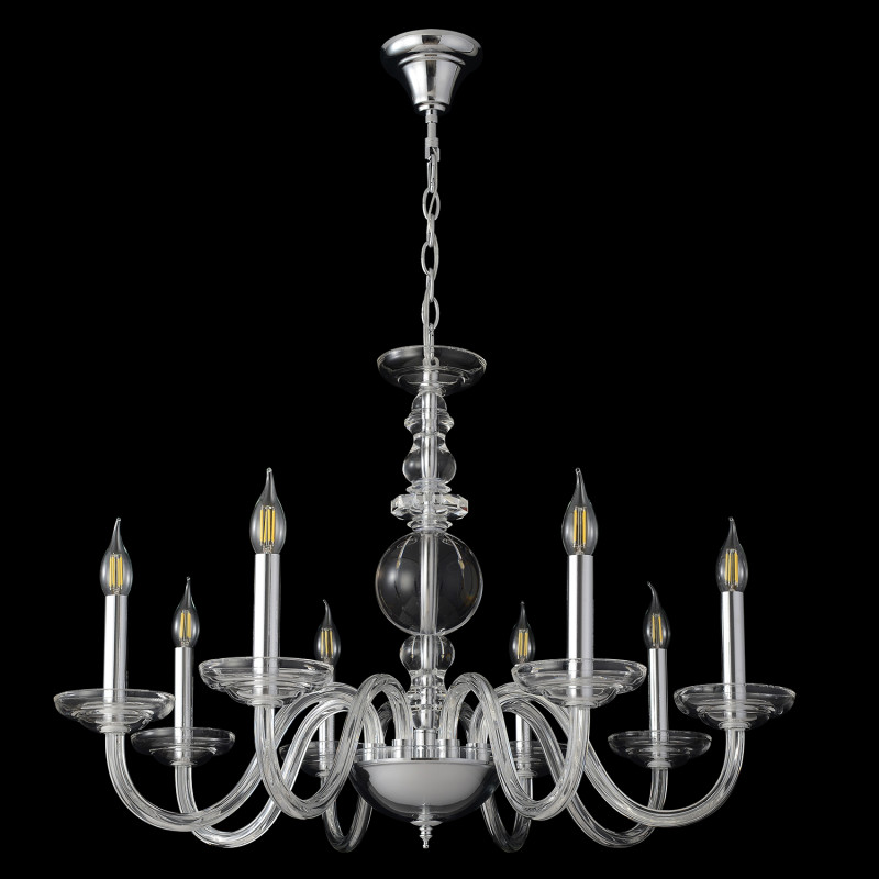 Светильник 80 см, Crystal Lux ARABESQUE SP8 CHROME, хром