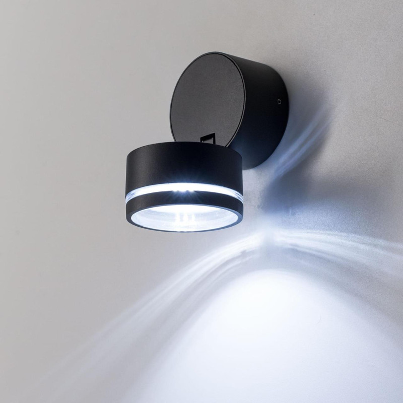 Уличный светодиодный светильник Citilux CLU0008R, LED 6W, 4000K, черный, диаметр 9 см