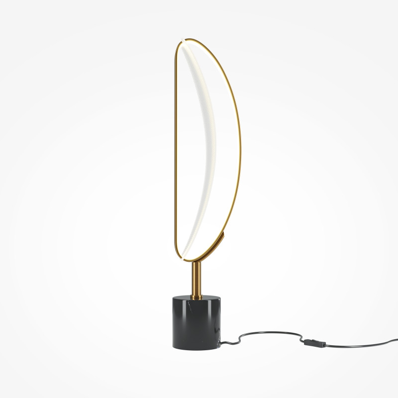 Настольная лампа 18*63,1 см, LED, 15W, 3000К, Maytoni Breeze MOD281TL-L15BS3K латунный