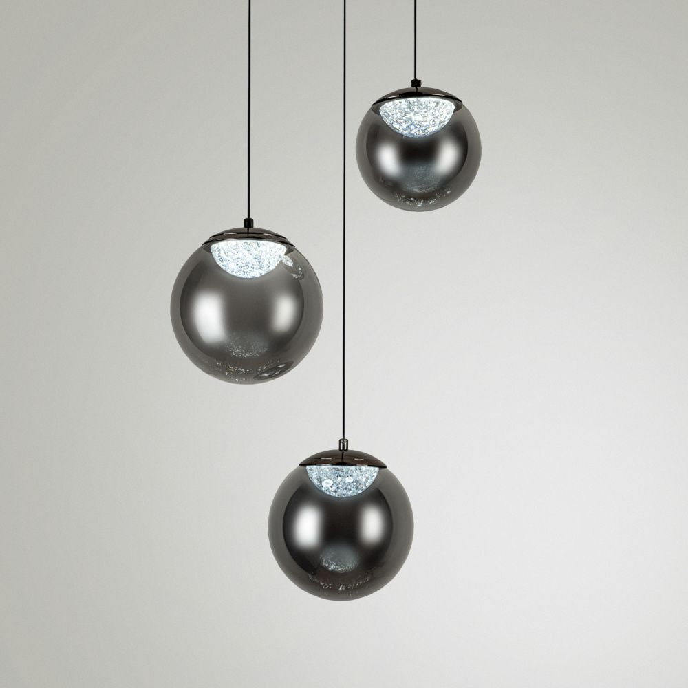 Светильник *30* см, LED*17W, 3000-6000K, Modelux  ML.2338.3R BK, Чёрный