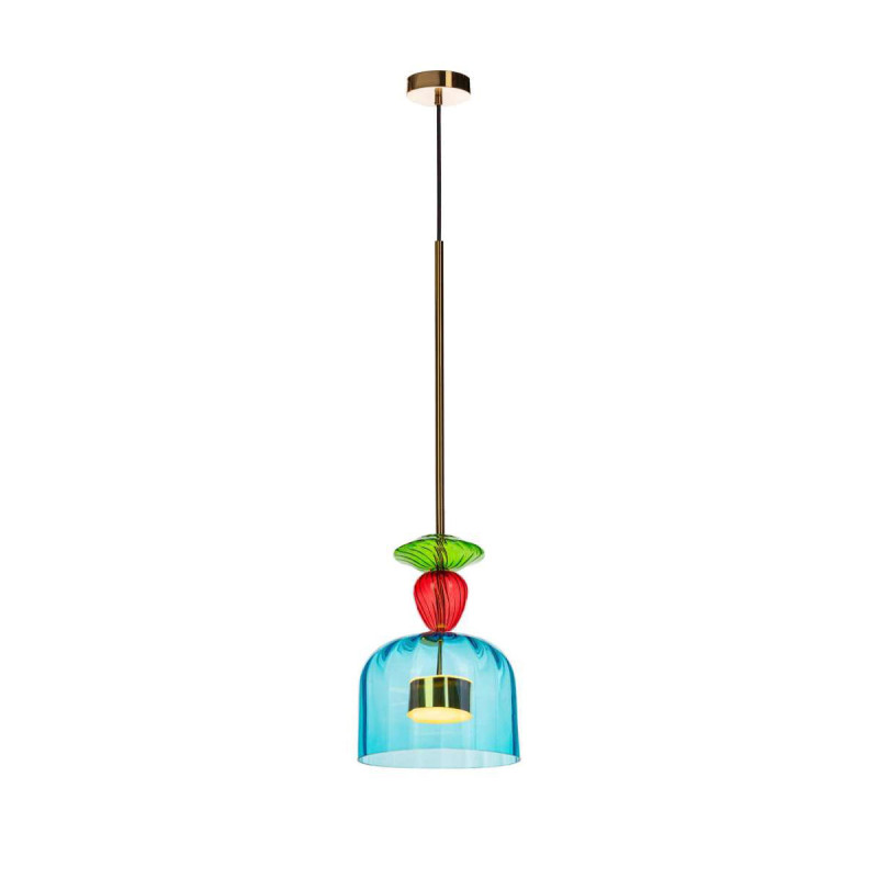 Подвесной светодиодный светильник Loft IT 2008-C, 14W LED, 3000K, диаметр 20 см, медь