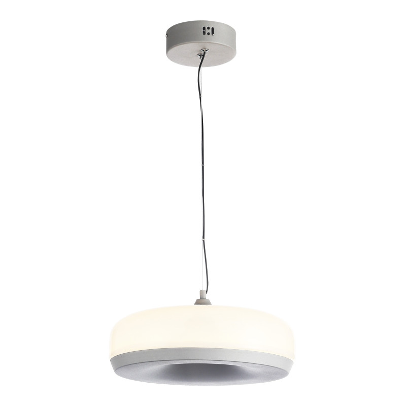 Подвесной светильник 34*200 см, LED, 42W,  3000К, ST-Luce Ripple SL6014.503.01 серый