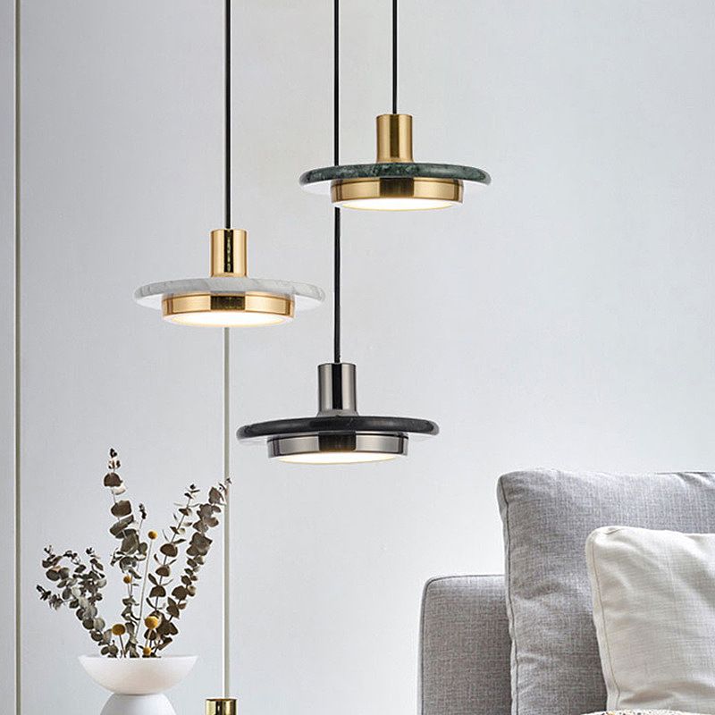 Светильник подвесной *20-180 см, 1*LED*10W, 3000K, Lightera Croix LE129L-20GRB, Латунь