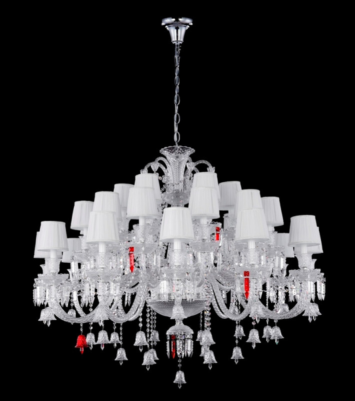 Люстра 125 см, Crystal Lux PRINCESS SP30 Хром