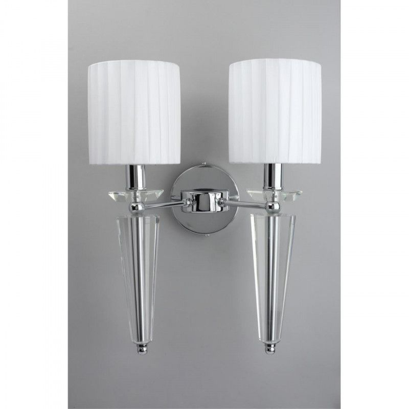Бра 21*33*44 см, E14, 40W, Aployt Rosia APL.718.01.02, хром