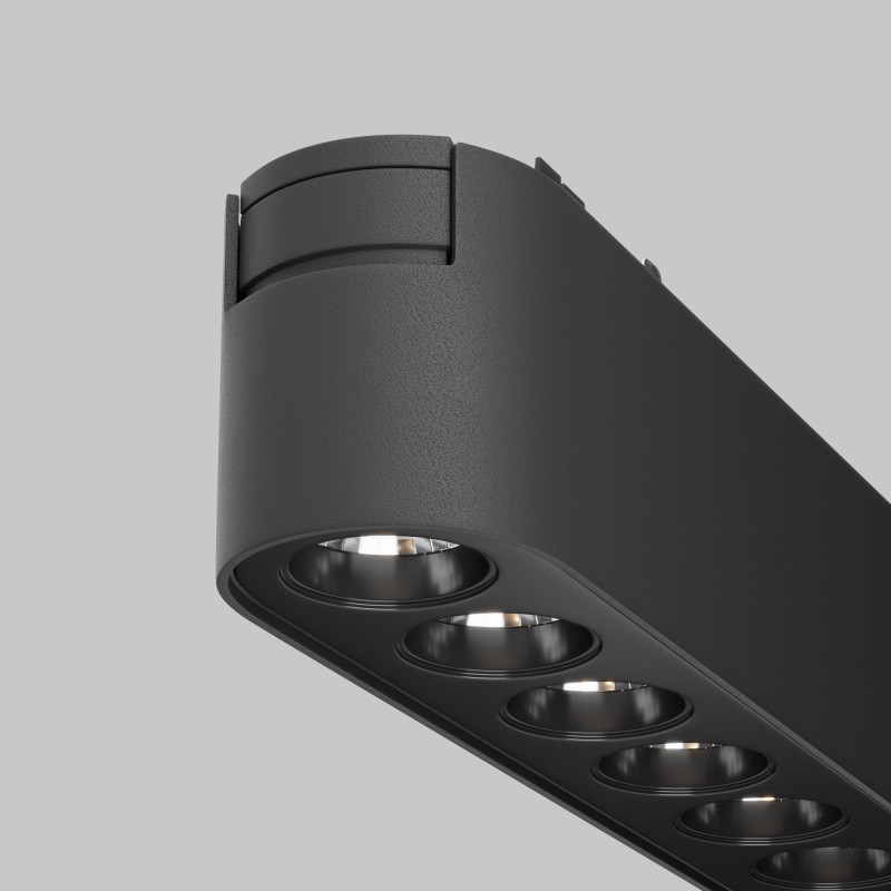 Светильник 12 см, 6W, 3000K, Maytoni Points TR082-1-6W3K-M-B, черный