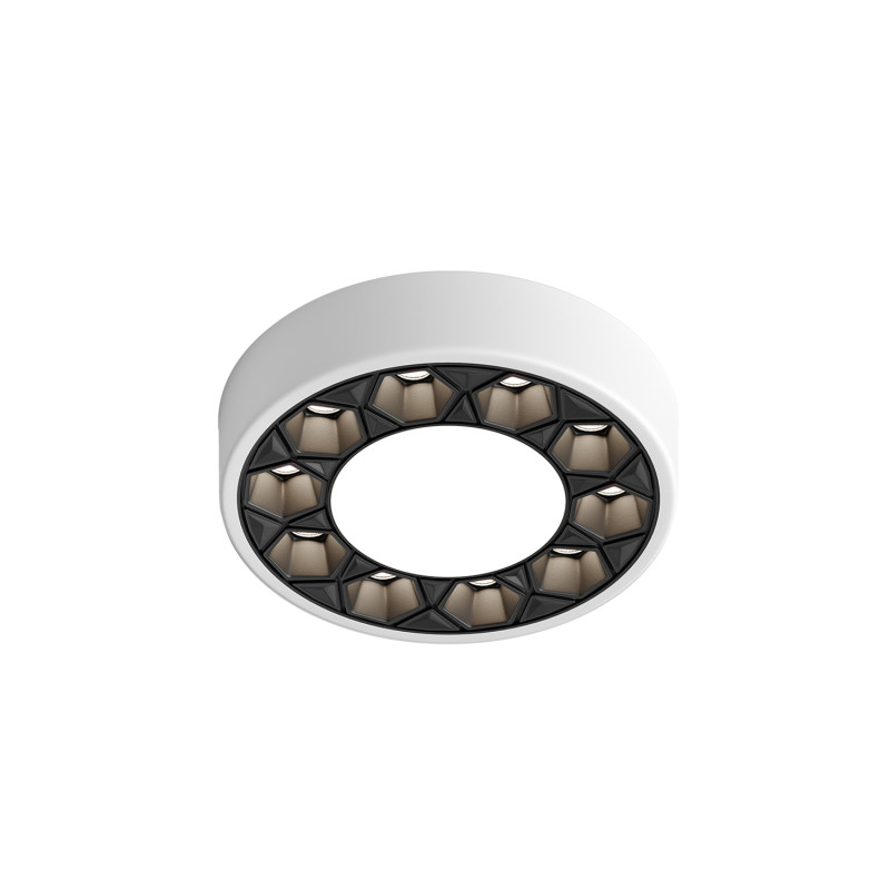 Встраиваемый светильник 9/5.5 см, LED*10W, 4000K, IP20, 720Lm Denkirs Dual DK2440-WB, белый