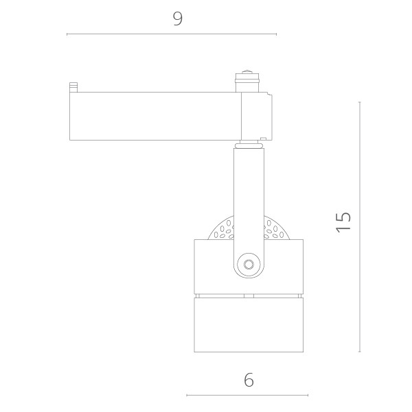 Трековый светильник Arte Lamp Track Lights A1310PL-1WH, белый, 14x8x6см, GU10, max 50Вт