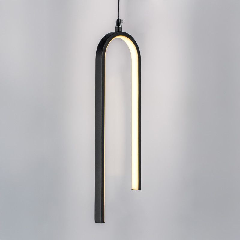 Подвесной светильник *12*50-250 см, *LED*8W, 3000K, Lightstar Saturno 749017, черный
