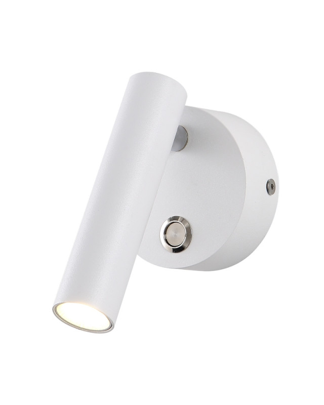 Бра 8*8 см,  1*3W, 3000K, Crystal Lux CLT 211W WH Белый