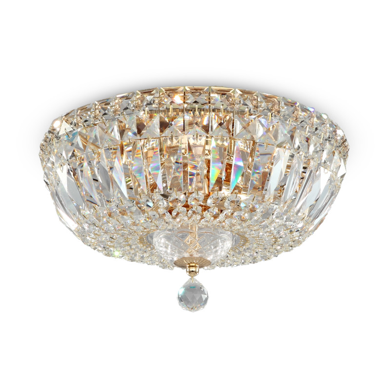 Хрустальная Люстра диаметр 31 см Maytoni DIA100-CL-03-G Royal gold (золото)