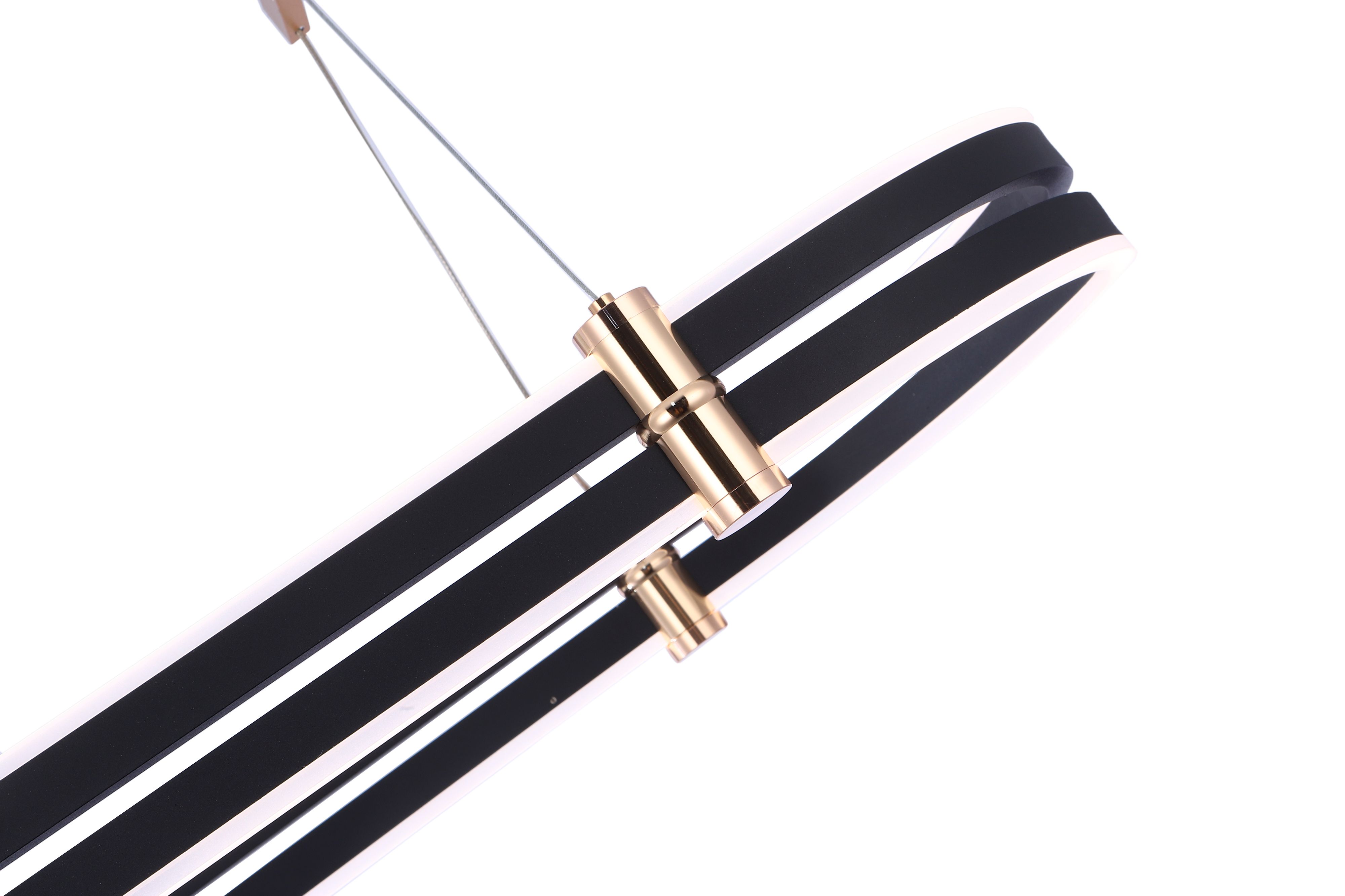 Светильник подвесной 35*80 см, LED 92W 3000/4000/6000K антрацит Zortes Duble-r ZRS.30505.92