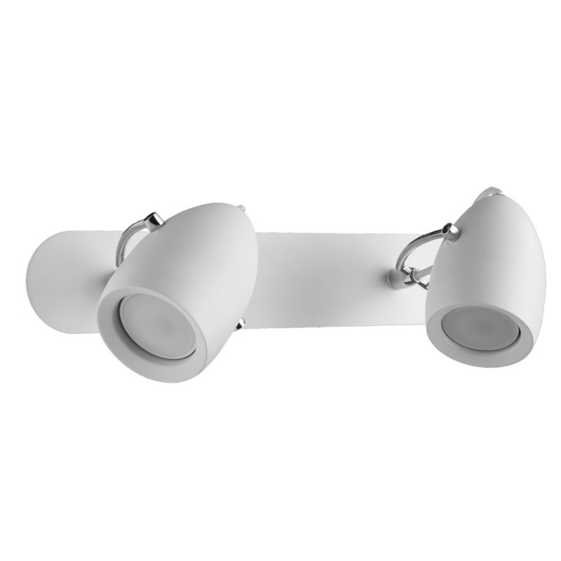 Спот Arte Lamp Atlantis A4004AP-2WH, белый/хром