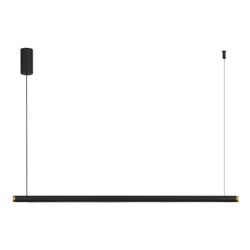 Линейный светильник 100*10*-120 см, 1*LED, 20W, 4000K, ST-Luce Parilla SL6238.403.01, черный