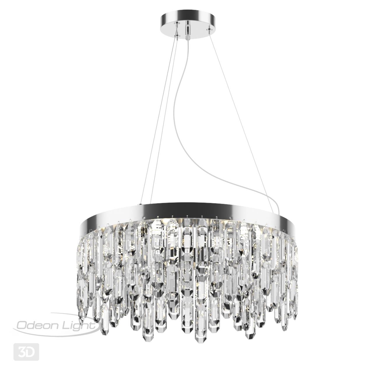 Подвесной светильник Диаметр 51 см Odeon Light Dakisa 4985/6 Хром