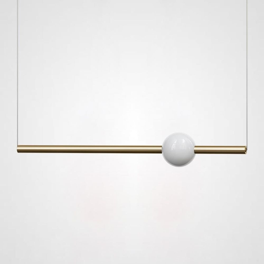 Подвесной светильник lee broom ORION GLOBE LIGHT 91*13*50 см, 1*LED*20W, ImperiumLoft 40.1625, Золотистый