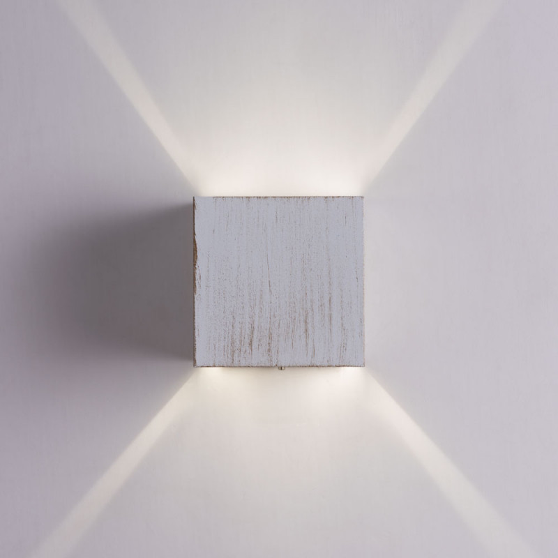 Бра 10*10*10 см, 6W, 3000K, Arte Lamp Rullo A1414AL-1WG белое золото