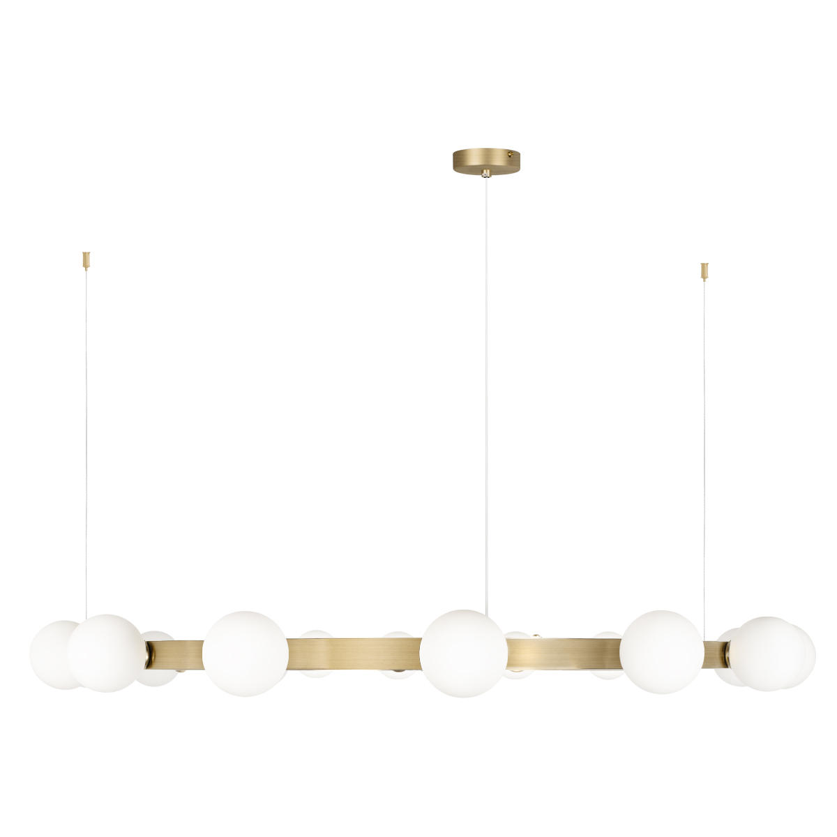 Подвесный светильник 100*8 см, 14*G9*40W LOFT IT Hoop 10311/14 латунь