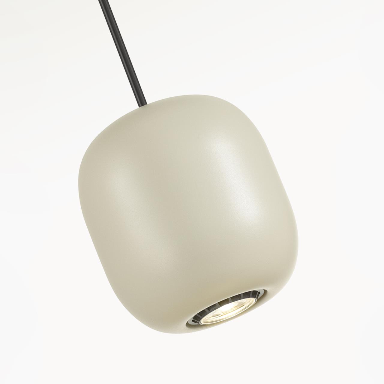 Подвес 12*12*120 см, 1 GU10*4W, Odeon Light Cocoon, черный 5060/1GA