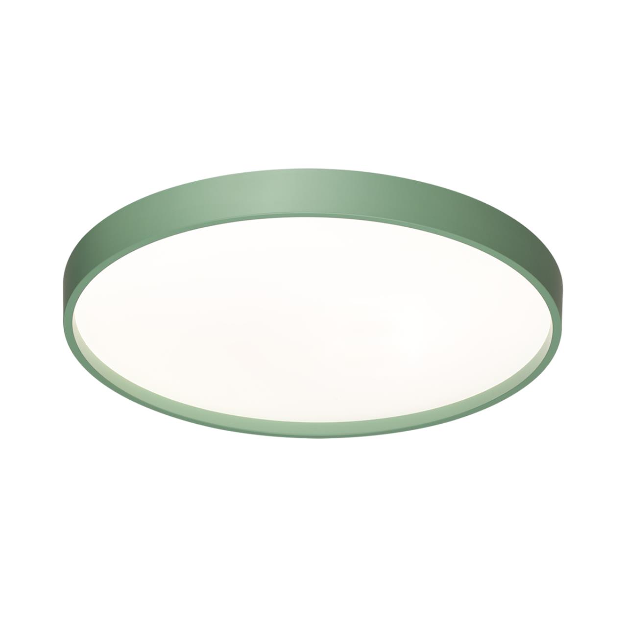 Настенно-потолочный светильник 38*5,7 см, LED 48W 3000-6000K Sonex Mavic 7743/DL белый/зеленый