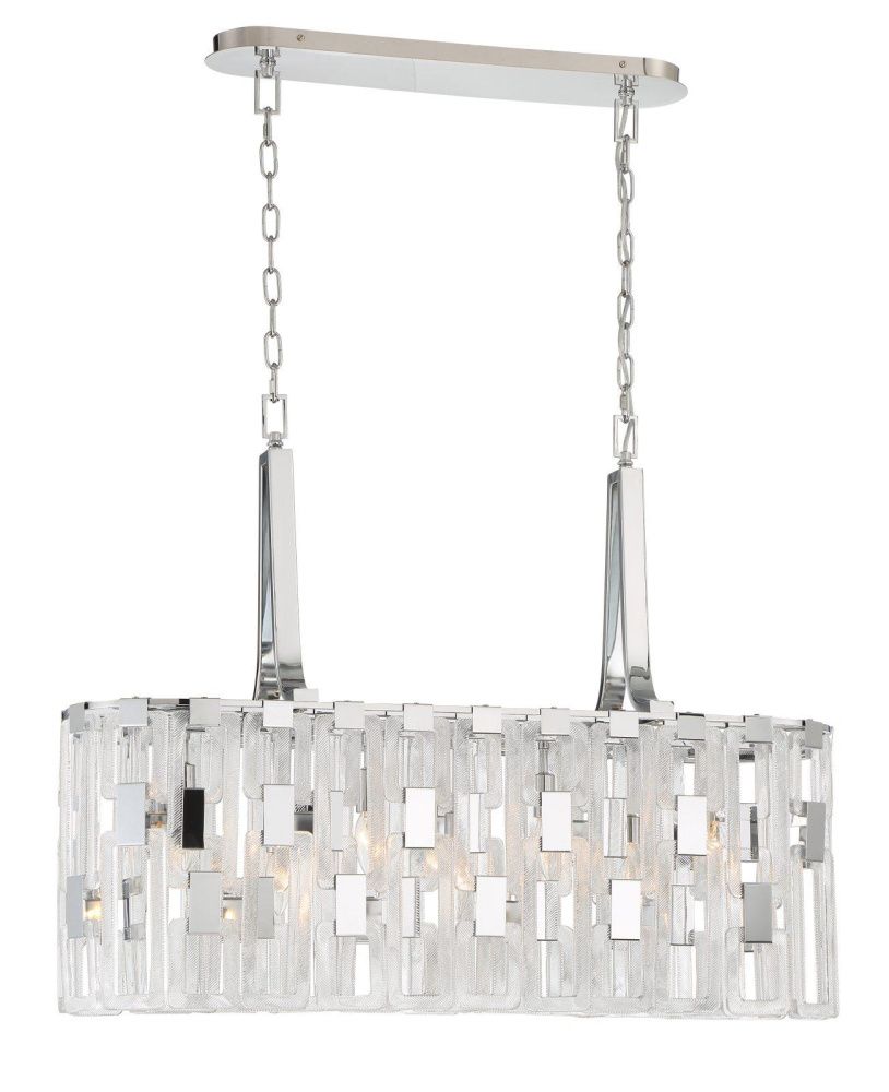 Люстра подвесная 28,4*94*120 см, *E14*W, Lucia Tucci Virginia  Virginia 1370.7 chrome, хром