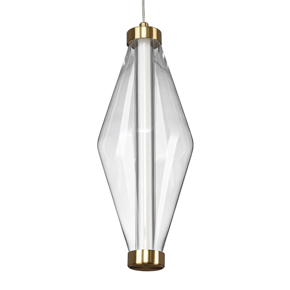 Подвесной светильник *12*45-165 см, *LED*5W, 3000K, Citilux Tanna CL253010, Латунь