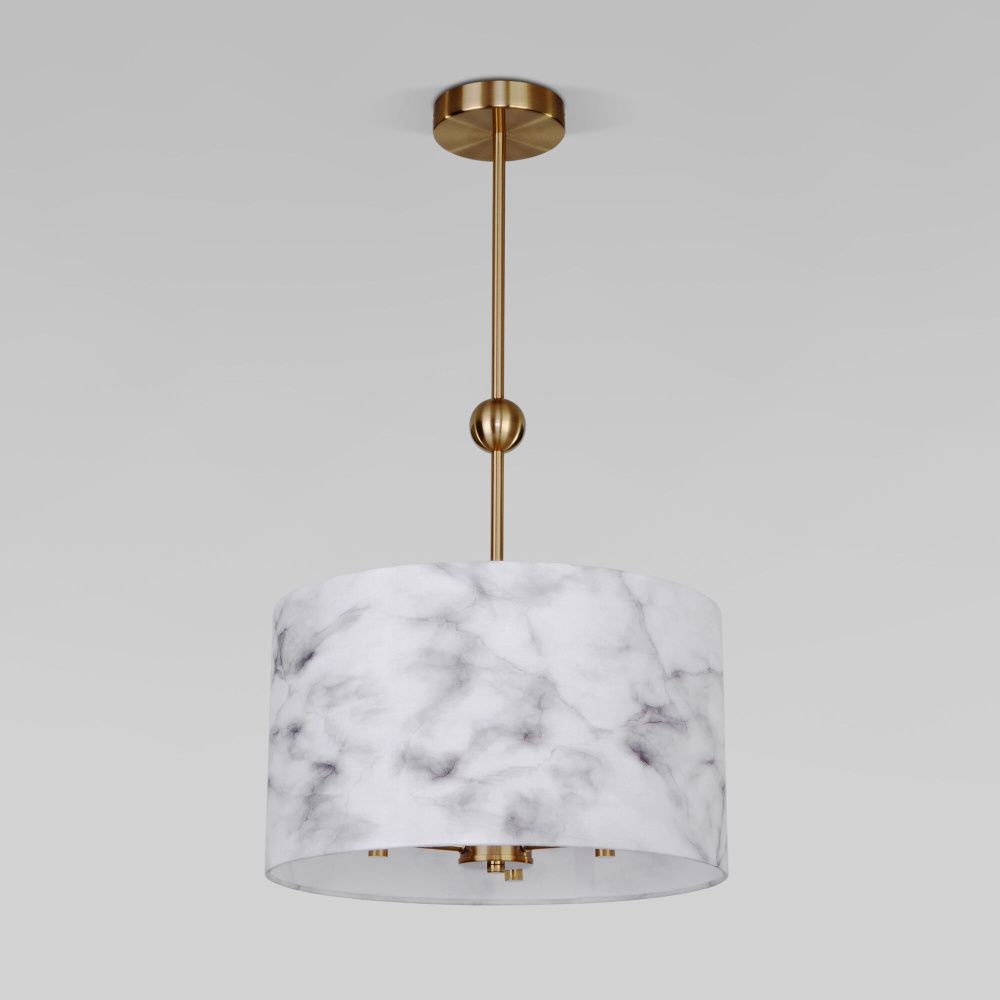 Светильник 38*38*69 см, 3*E14*40W, Eurosvet Brume 60174/3, латунь, a069023