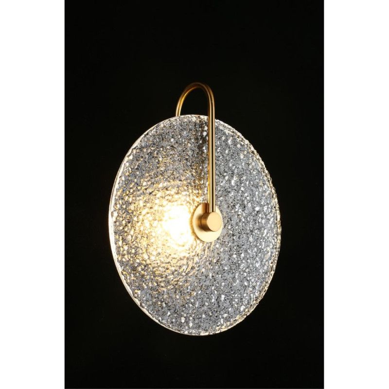 Бра 12*28*33 см, 1*LED, 5W, 3000K, Aployt Luca APL.329.01.05, латунный