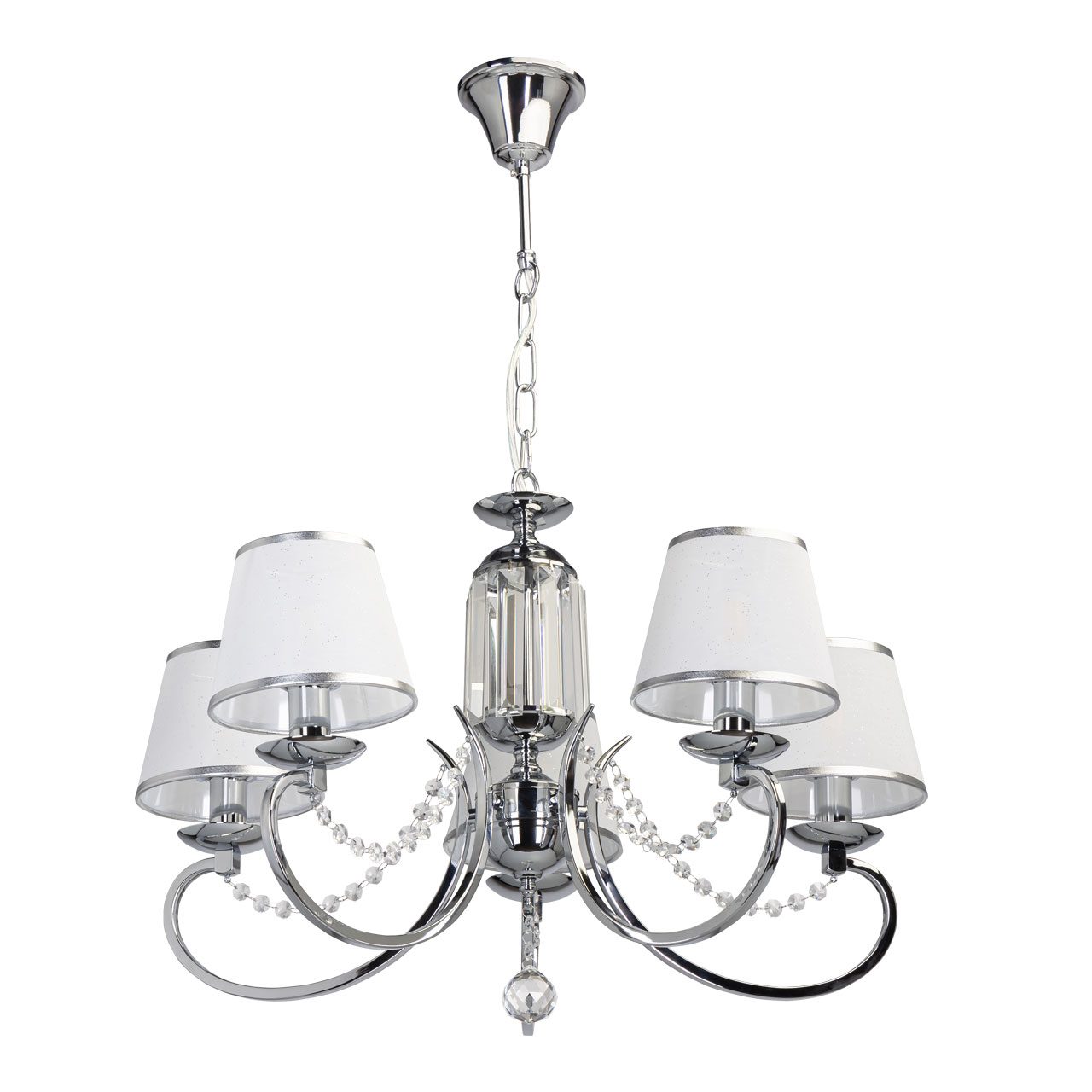 Люстра 66*106 см, 5*E14 хром MW-Light Федерика 684013005