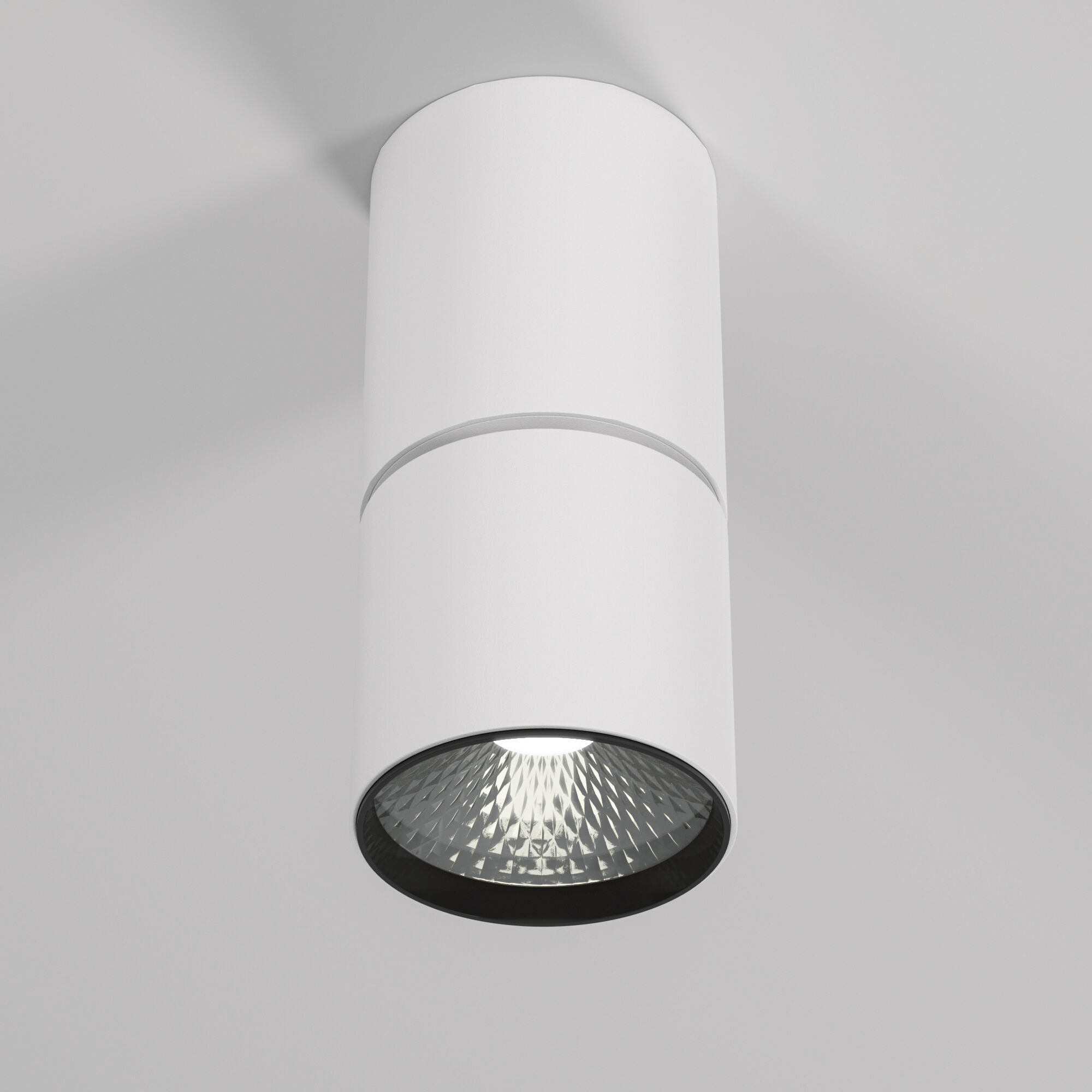 Точечный светильник LED 10W, 4000 К, 13,7*5*6 см, белый, Elektrostandard Sens 25042/LED