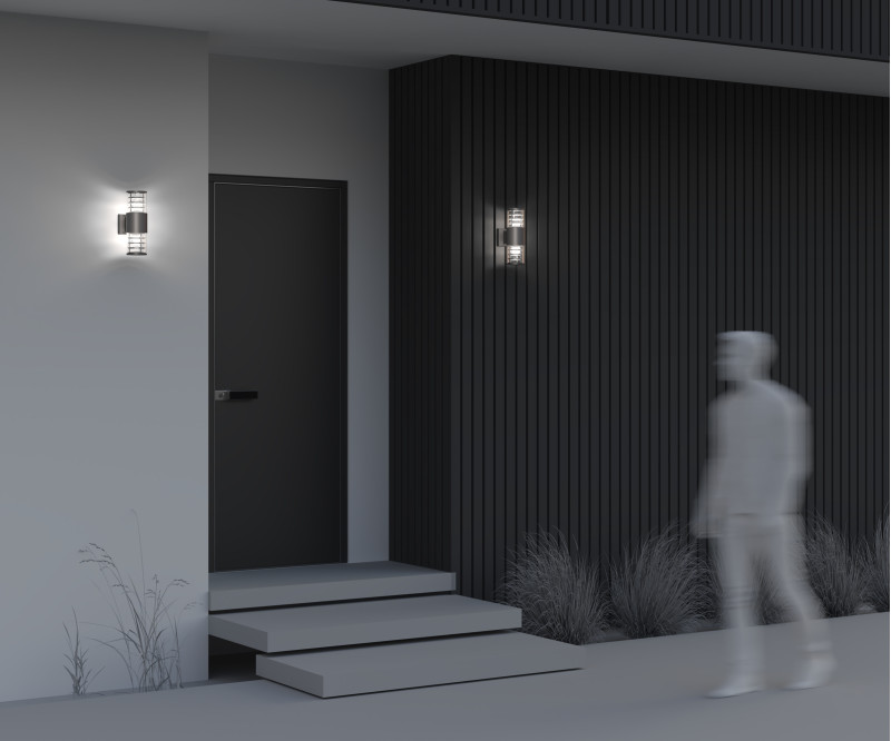 Светильник 17 см, Maytoni Bronx O576WL-02GR, серый