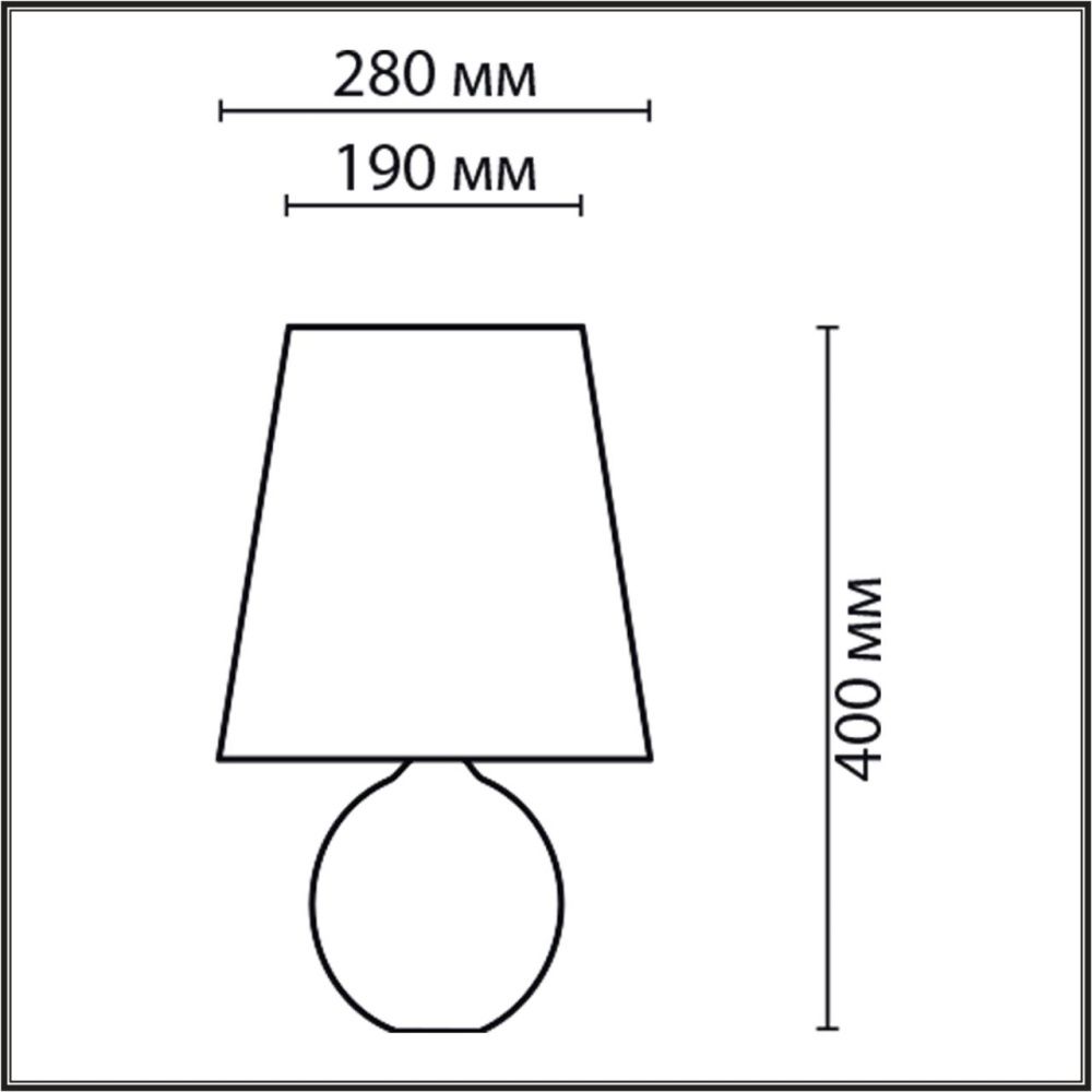 Настольная лампа 28*19*40 см, 1*E27*60W, Lumion Avalona 8119/1T, серый