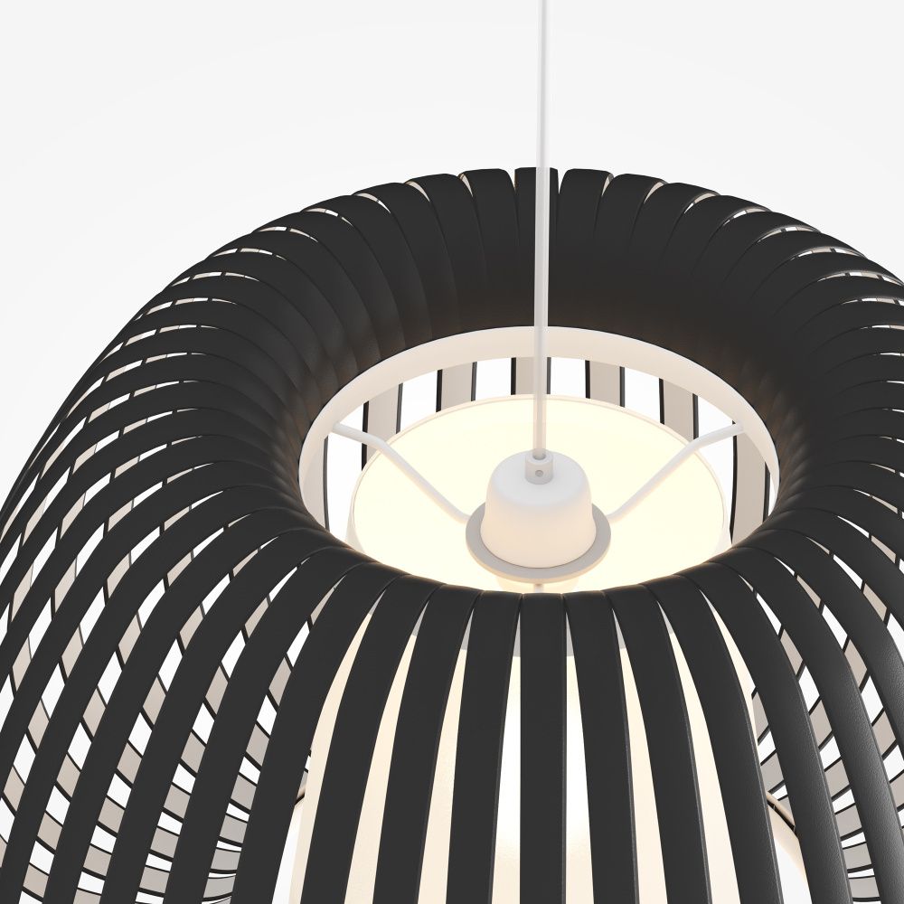 Подвесной светильник 50*40-332 см, 1*E27*60W, K, Maytoni Kirigami MOD409PL-01B, Черный
