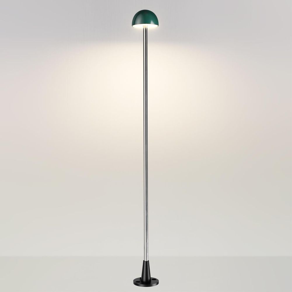Уличный светильник *4,65*-53 см, 1*LED*4W, 3000K, Odeon Light VERDE 7122/4GL, темно-зеленый