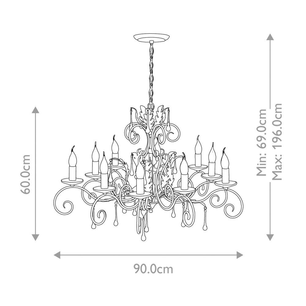 Люстра Elstead Interior, Арт. AML10-BRONZE